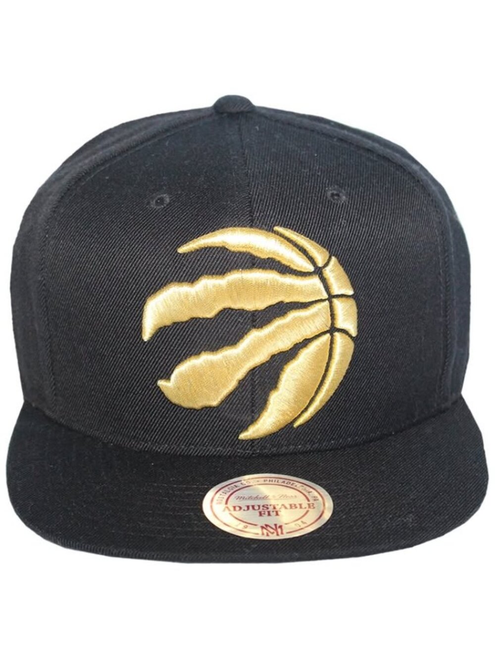 Mitchell & Ness x OVO - Drake - Toronto Raptors Black/Gold Partial Logo Snapback
